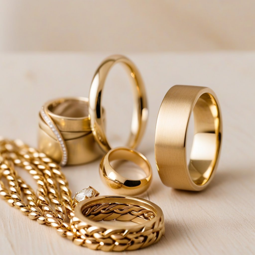 Criando Semijoias Modernas com Diferentes Tons de Ouro